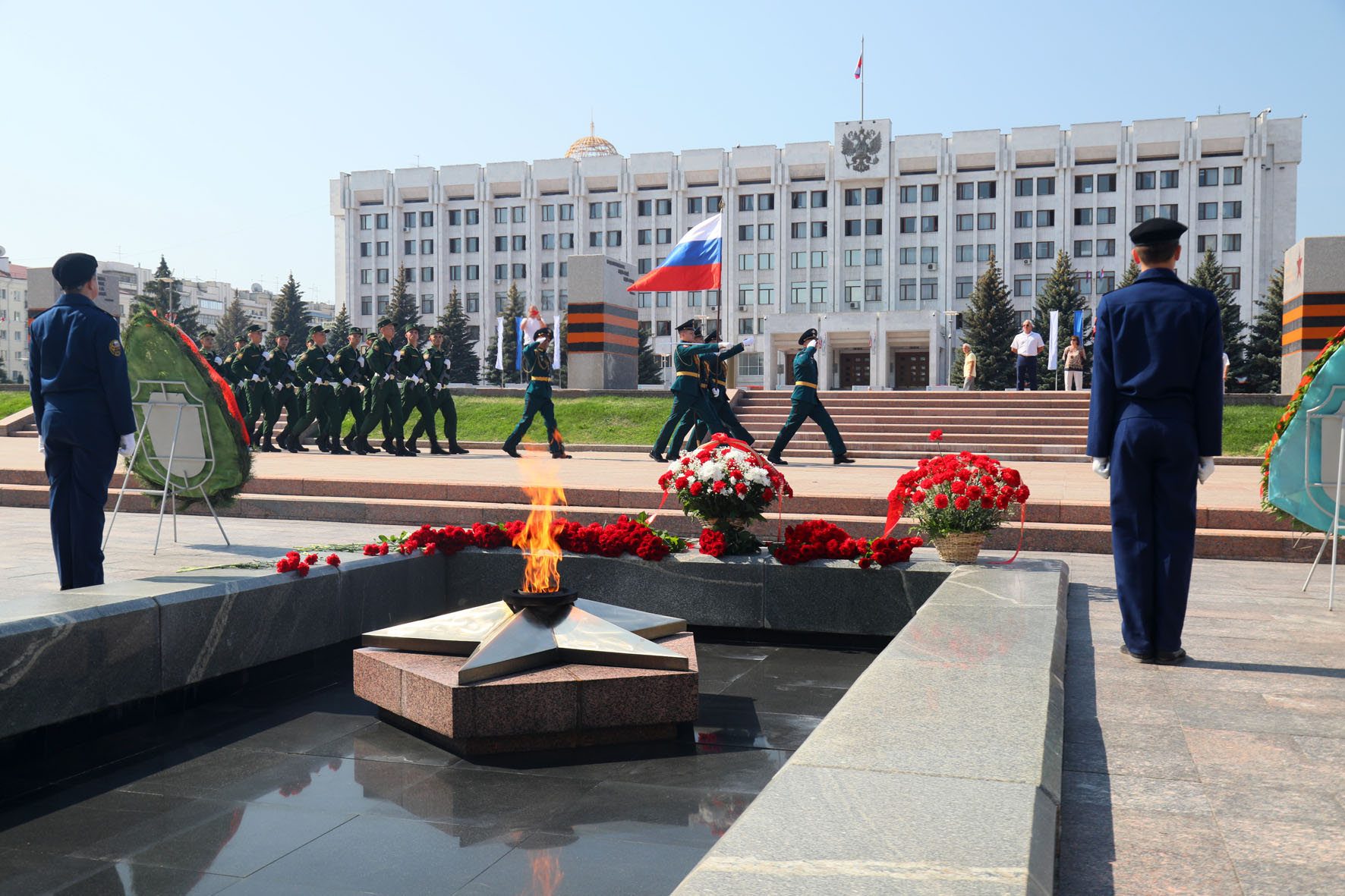 В Самаре почтили память героев Курской битвы