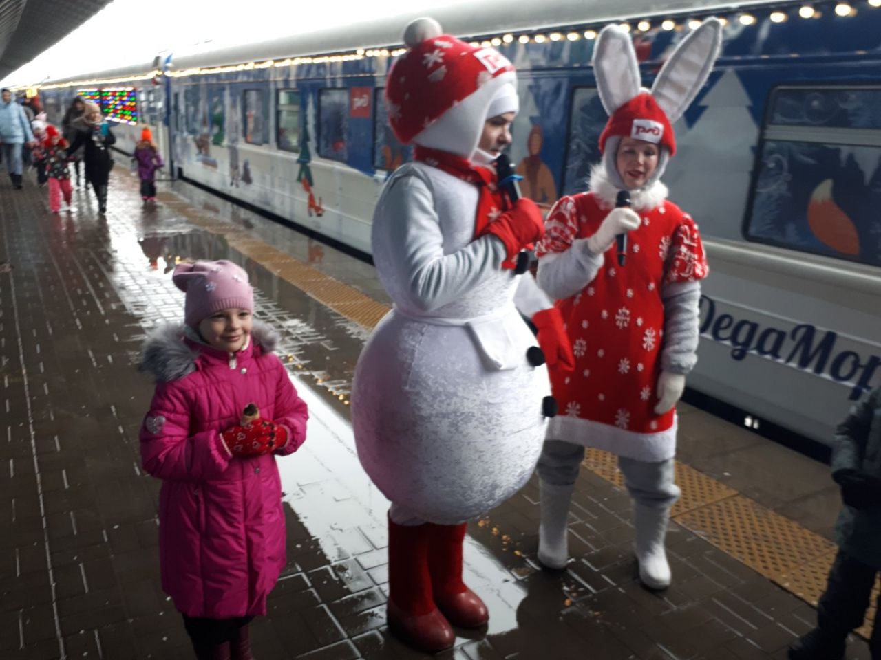 Поезд Деда Мороза в Самаре 